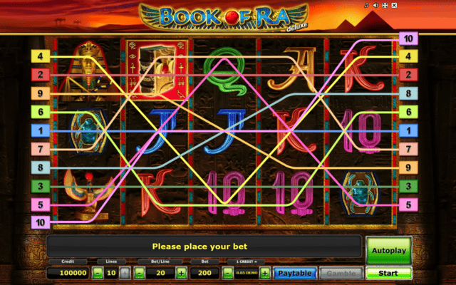 Book of Ra slot screenshot 1 Book of Ra slot screenshot 1