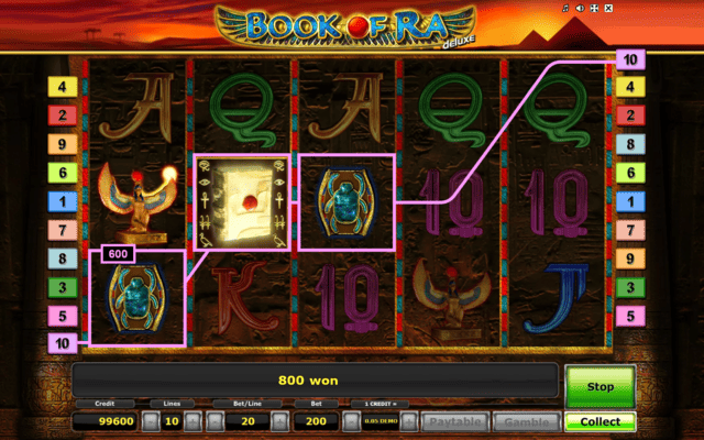 Book of Ra slot screenshot 3 Book of Ra slot screenshot 3